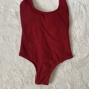 Kona Sol Burgundy One-Piece Women's Swimsuit